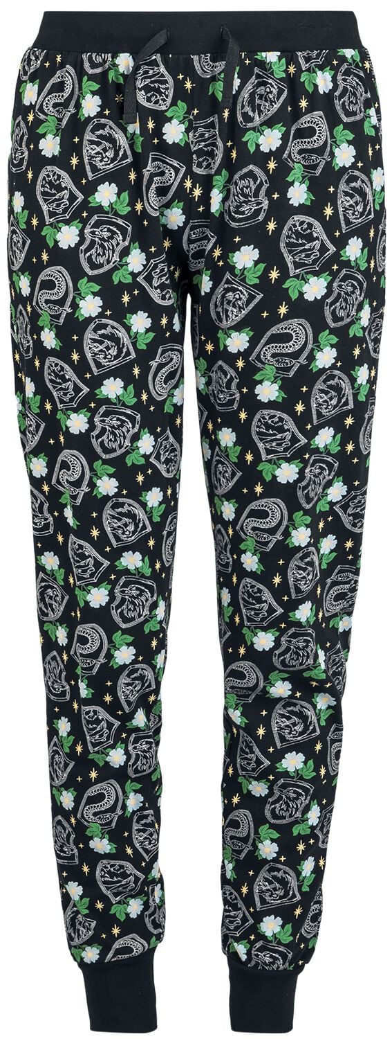 Harry Potter Pyjama-Hose - Hogwarts - S bis XXL - für Damen - Größe M - schwarz  - EMP exklusives Merchandise! von Harry Potter