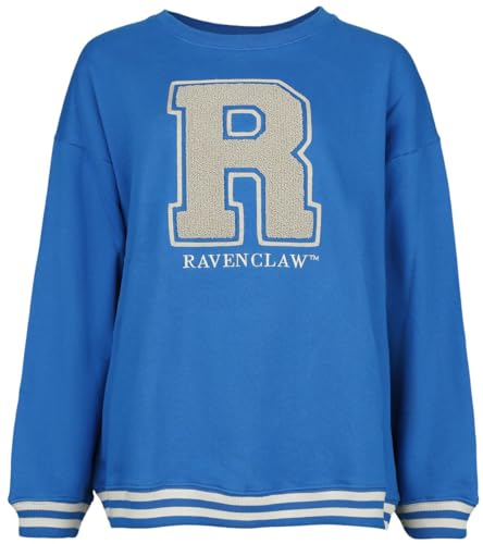 Harry Potter Ravenclaw Frauen Sweatshirt blau L 100% Baumwolle Fan-Merch, Filme, Hogwarts, Ravenclaw von Harry Potter