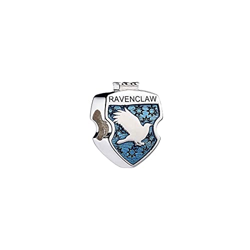 Harry Potter Ravenclaw House Shield Abstandsperle aus Sterlingsilber, Einheitsgröße, Sterlingsilber, kein Edelstein, One Size, Sterling-Silber, Kein Edelstein von Harry Potter