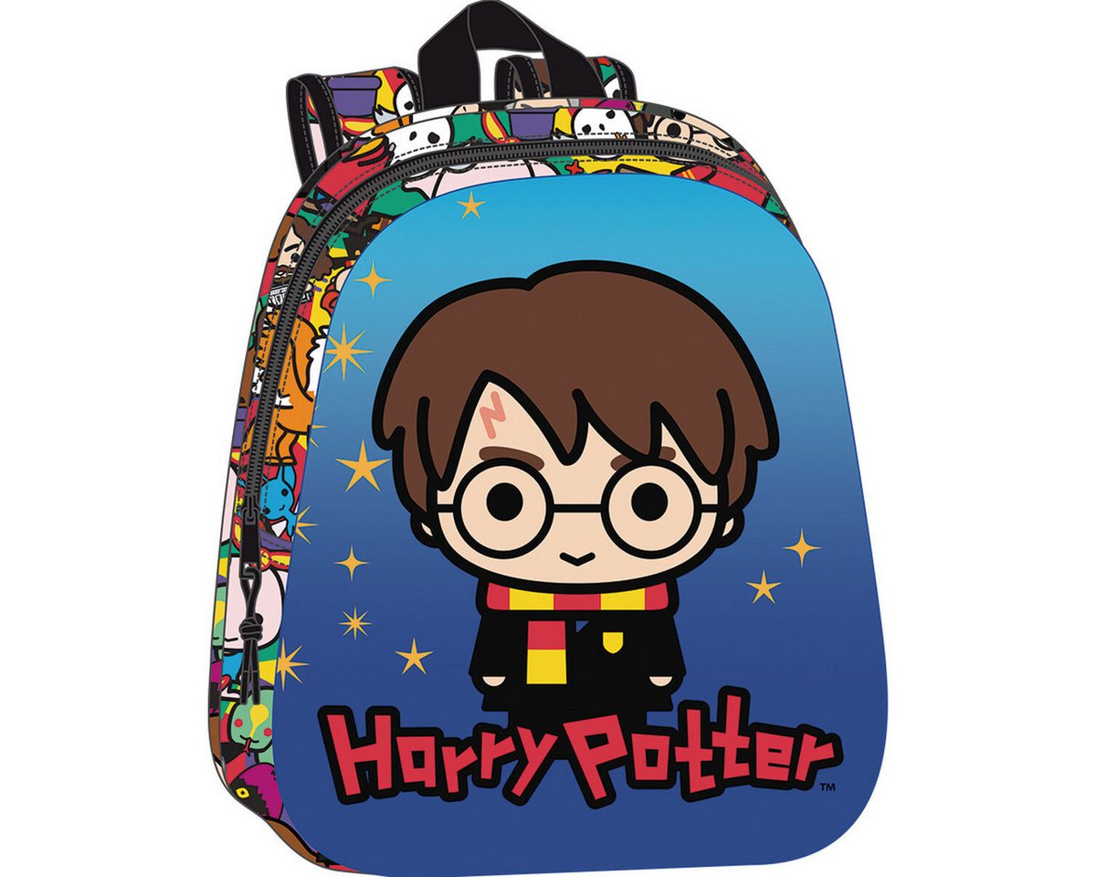 Harry Potter Kinderrucksack Kinderrucksack Kindergartentasche Rucksack Harry Potter Blau Bunt 27 x von Harry Potter