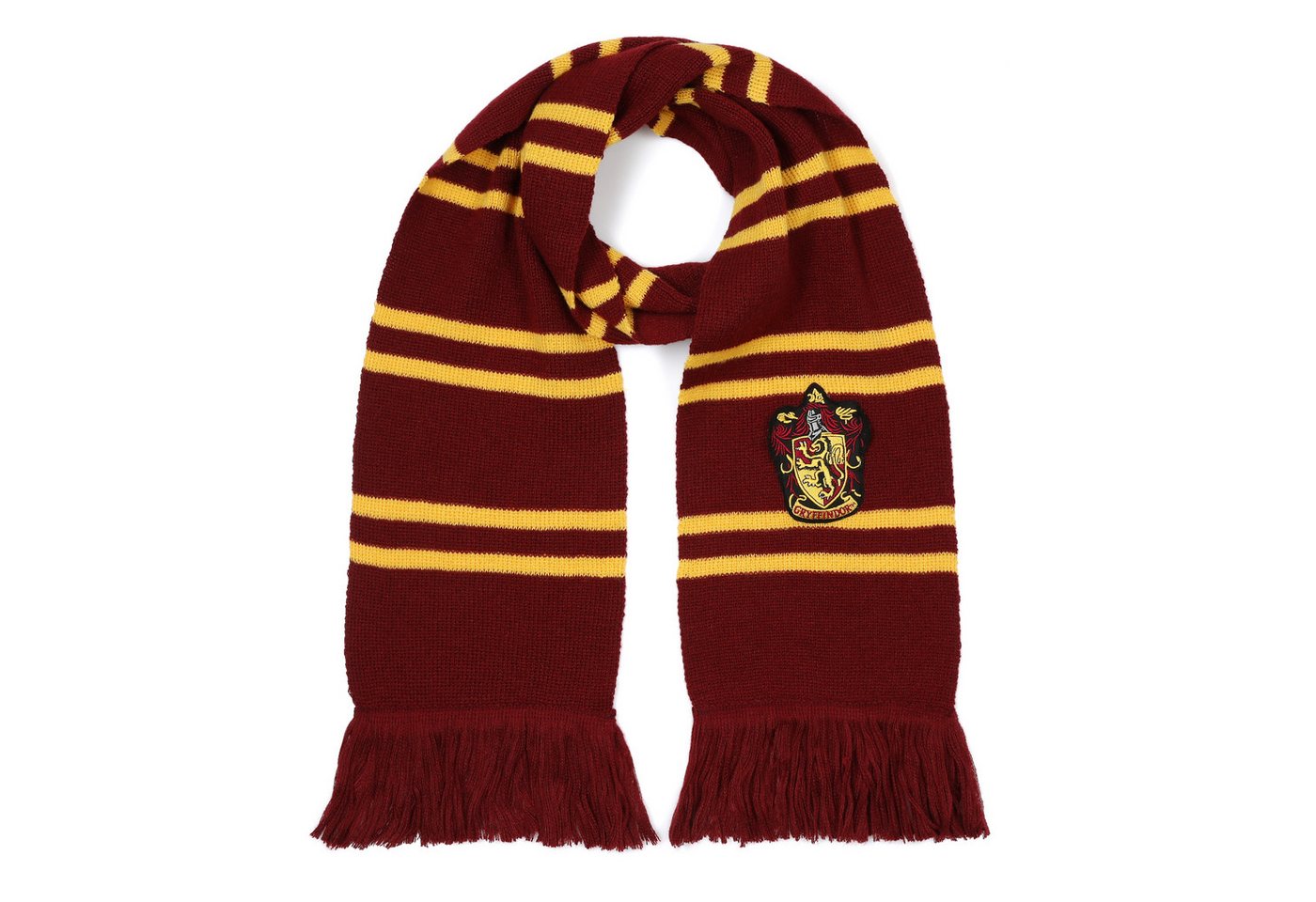 Harry Potter Schal Gryffindor - Accessoire für Damen, Herren und Kinder, Hogwarts Geschenk und Kostüm Zubehör Einheitsgröße von Harry Potter