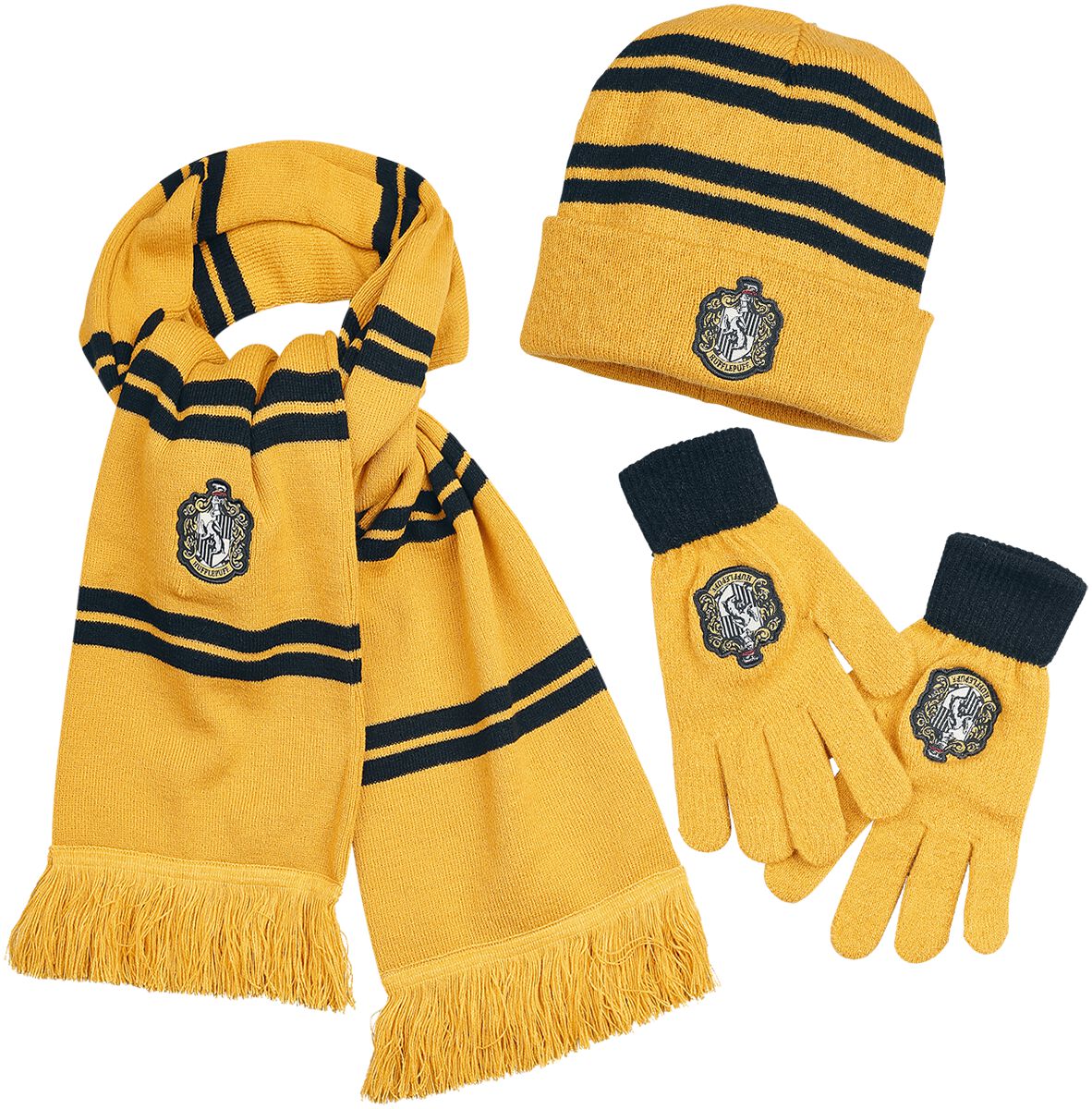 Harry Potter Schal - Hufflepuff - gelb/schwarz  - EMP exklusives Merchandise! von Harry Potter