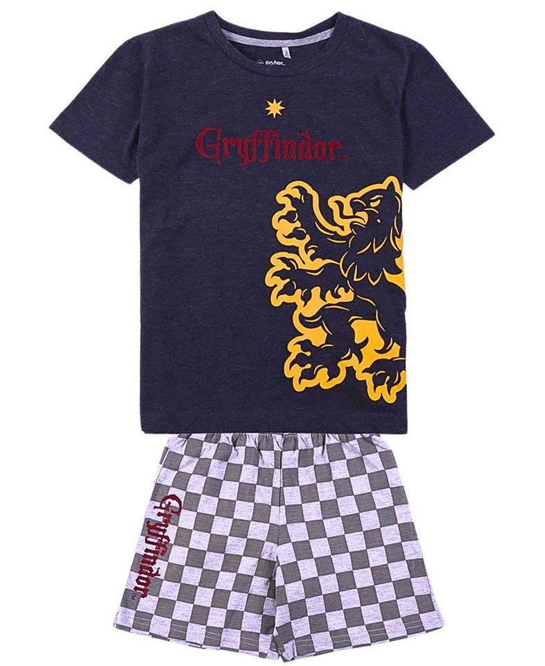 Harry Potter Schlafanzug Gryffindor (2 tlg) Jungen Pyjama Set kurz - Kinder Shorty Gr. 116-164 cm von Harry Potter