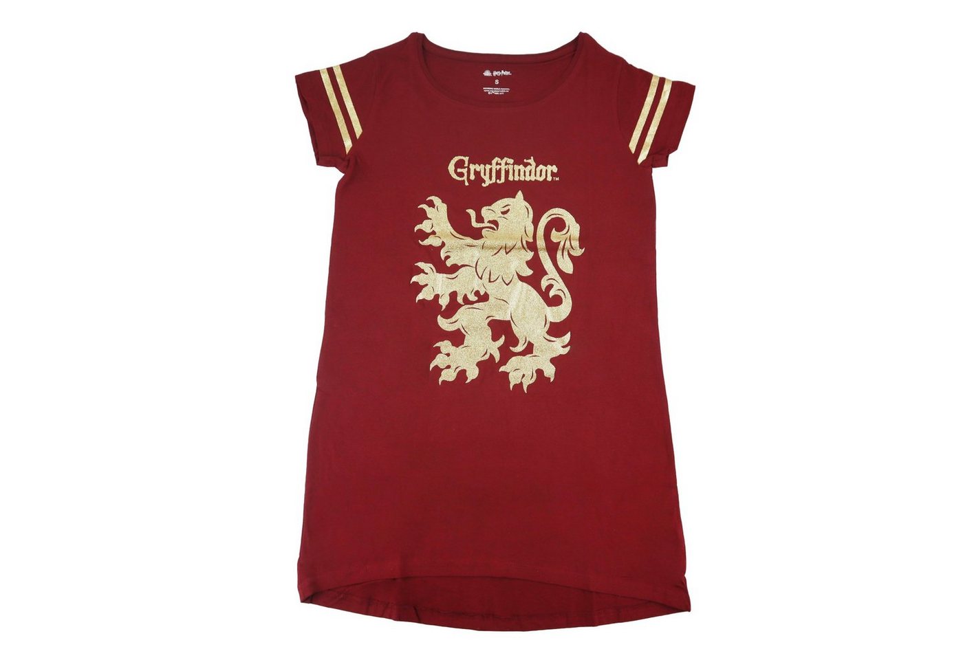 Harry Potter Schlafanzug Harry Potter Hogwarts Gryffindor Damen kurzarm Schlafshirt Gr. S bis XL von Harry Potter