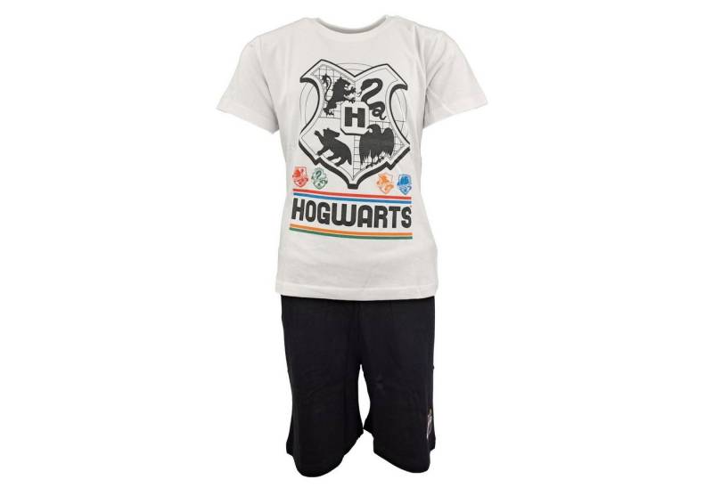 Harry Potter Schlafanzug Harry Potter Hogwarts Jugend kurzarm Pyjama Gr. 134 bis 164, 100% Baumwolle von Harry Potter