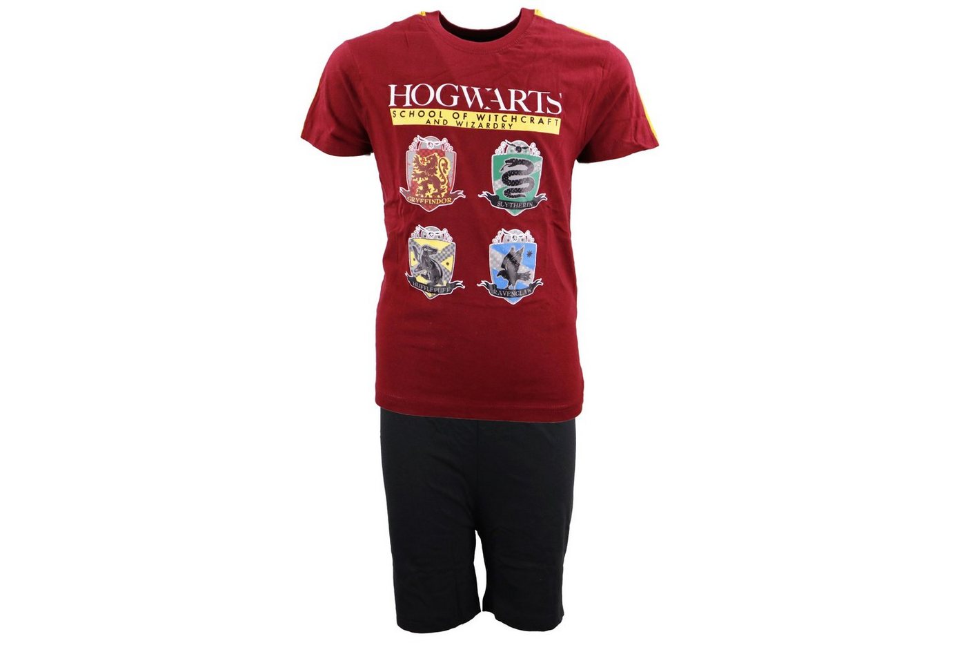 Harry Potter Schlafanzug Harry Potter Hogwarts Kinder kurzarm Pyjama Gr. 134 bis 164 von Harry Potter