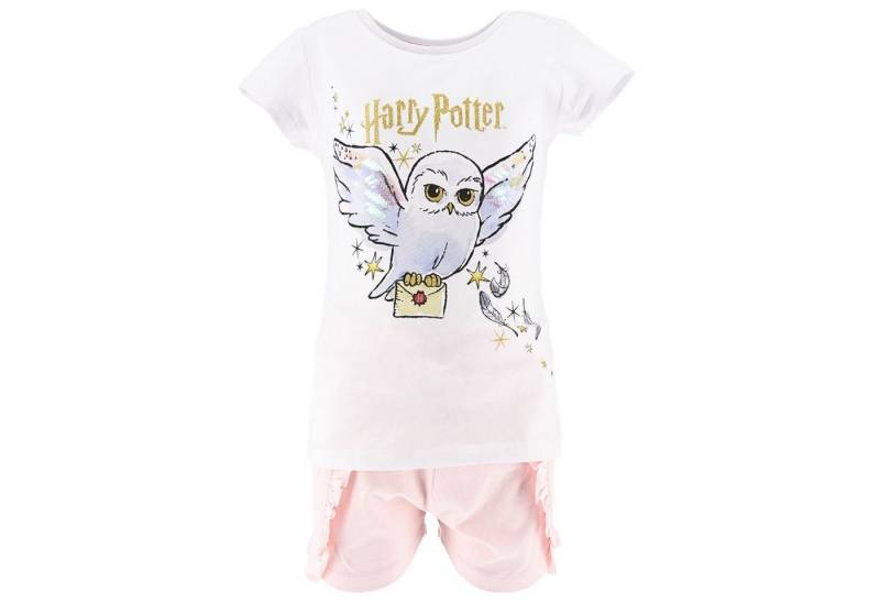Harry Potter Schlafanzug Hedwig (2 tlg) Mädchen Pyjama Set kurz Gr. 98-128 cm von Harry Potter