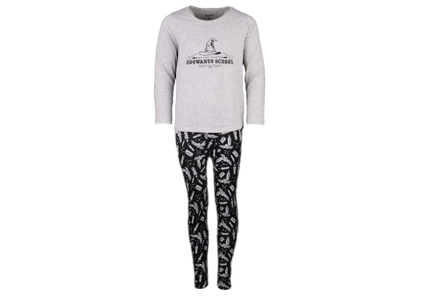 Harry Potter Schlafanzug Hogwart School Kinder Pyjama Gr. 116 bis 158, Baumwolle von Harry Potter