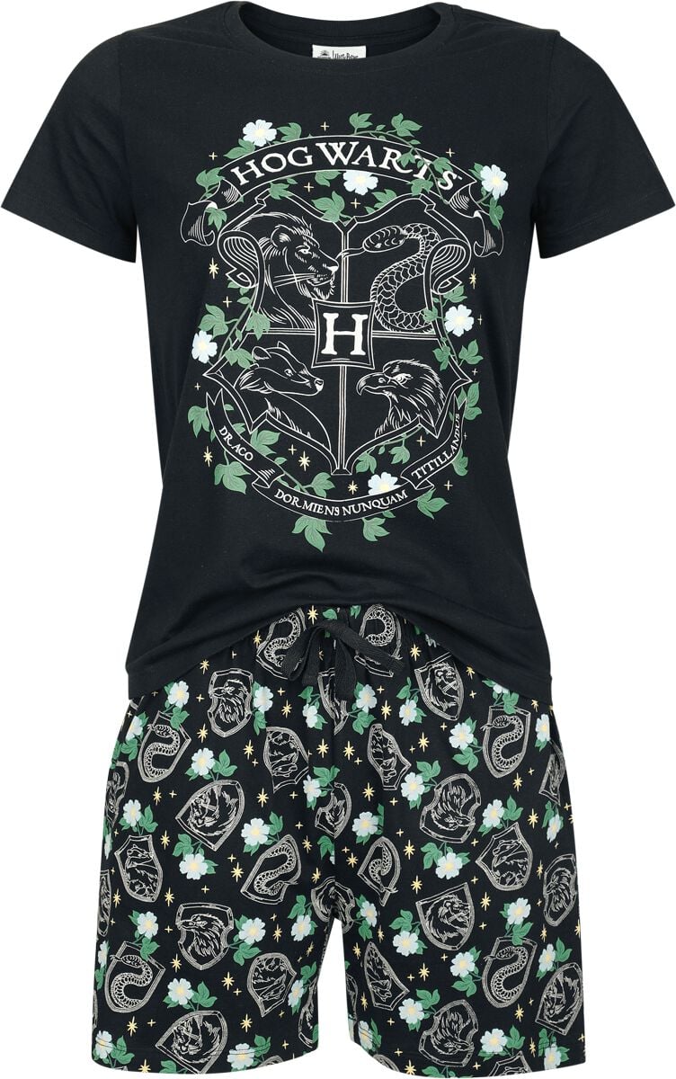 Harry Potter Schlafanzug - Hogwarts - M bis XXL - für Damen - Größe XXL - schwarz  - EMP exklusives Merchandise! von Harry Potter