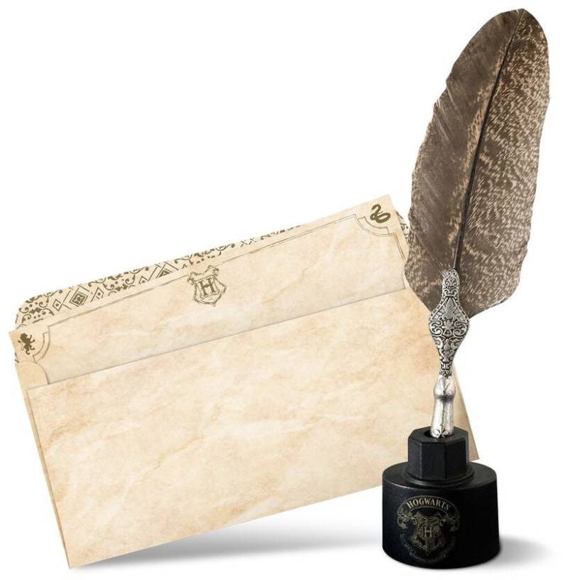 Harry Potter Schreib-Set - Schreibset - schwarz/weiß  - Lizenzierter Fanartikel von Harry Potter