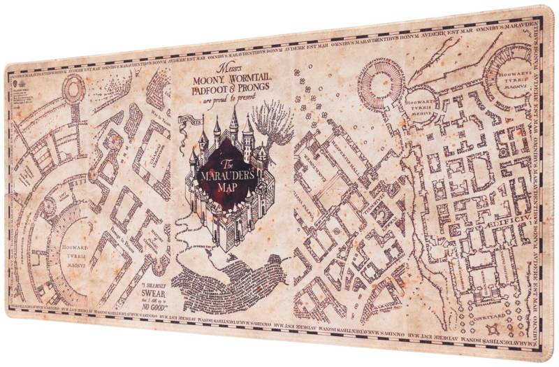 Harry Potter Schreibtischunterlage - Marauder's map - multicolor  - Lizenzierter Fanartikel von Harry Potter