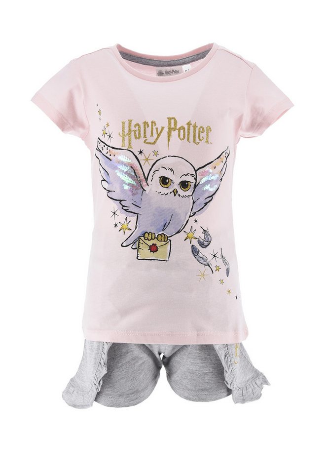 Harry Potter Shorty Mädchen Sommer Pyjama Schlafanzug (2 tlg) von Harry Potter