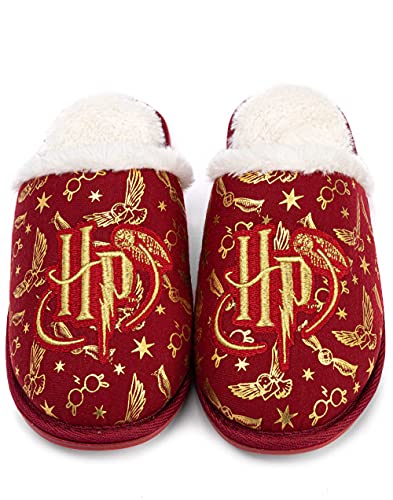 Harry Potter Slippers Mädchen Kinder Slip On Fluffy Red House Schuhe 30 EU von Harry Potter