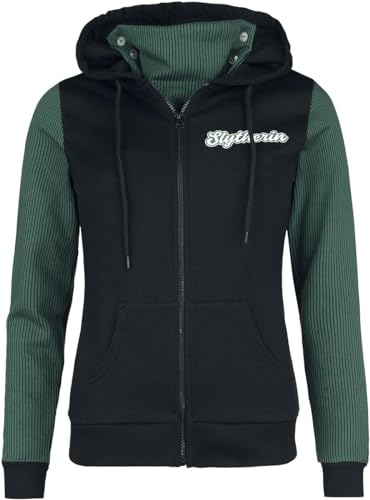 Harry Potter Slytherin Frauen Kapuzenjacke schwarz/grün M von Harry Potter