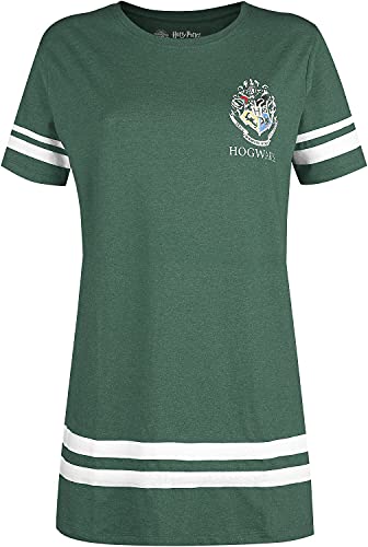 Harry Potter Slytherin Frauen Kurzes Kleid grün meliert M von Harry Potter