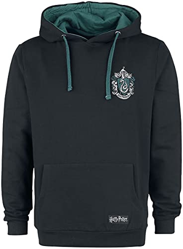 Harry Potter Slytherin Männer Kapuzenpullover schwarz XXL von Harry Potter