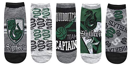 Harry Potter Slytherin Quidditch Kindersocken für Damen, 5er-Pack von Harry Potter