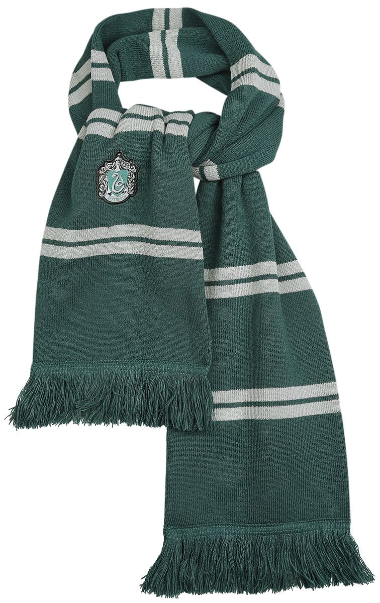 Harry Potter Slytherin Schal grün grau von Harry Potter