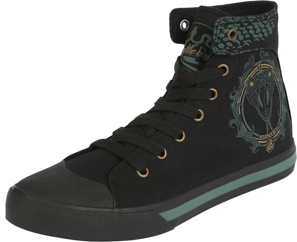 Harry Potter Sneaker high - EU37 bis EU42 - für Damen - Größe EU37 - schwarz  - EMP exklusives Merchandise! von Harry Potter