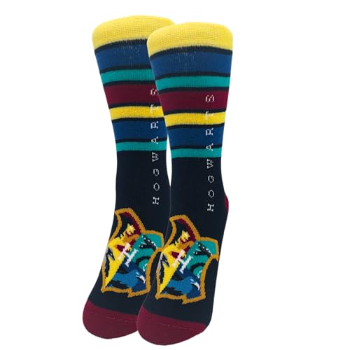 Harry Potter Socken, Baumwolle Rutschfeste Hogwarts Socken, Geschenk für Kinder und Jugendliche, Größe EU 31/34 von Harry Potter