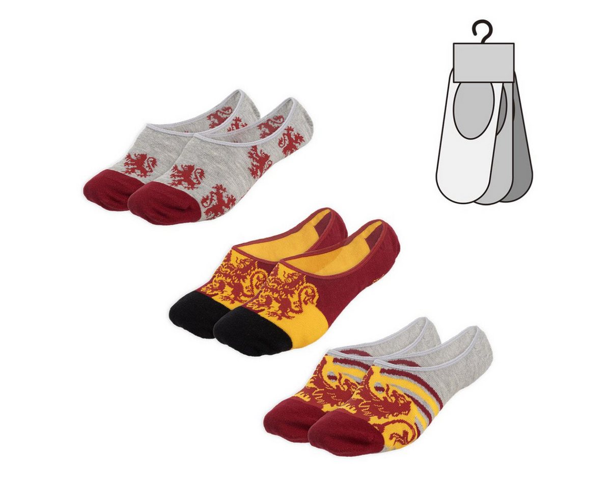 Harry Potter Sportsocken Adult Socken Socks Set 3 Stück mit Baumwollanteil von Harry Potter