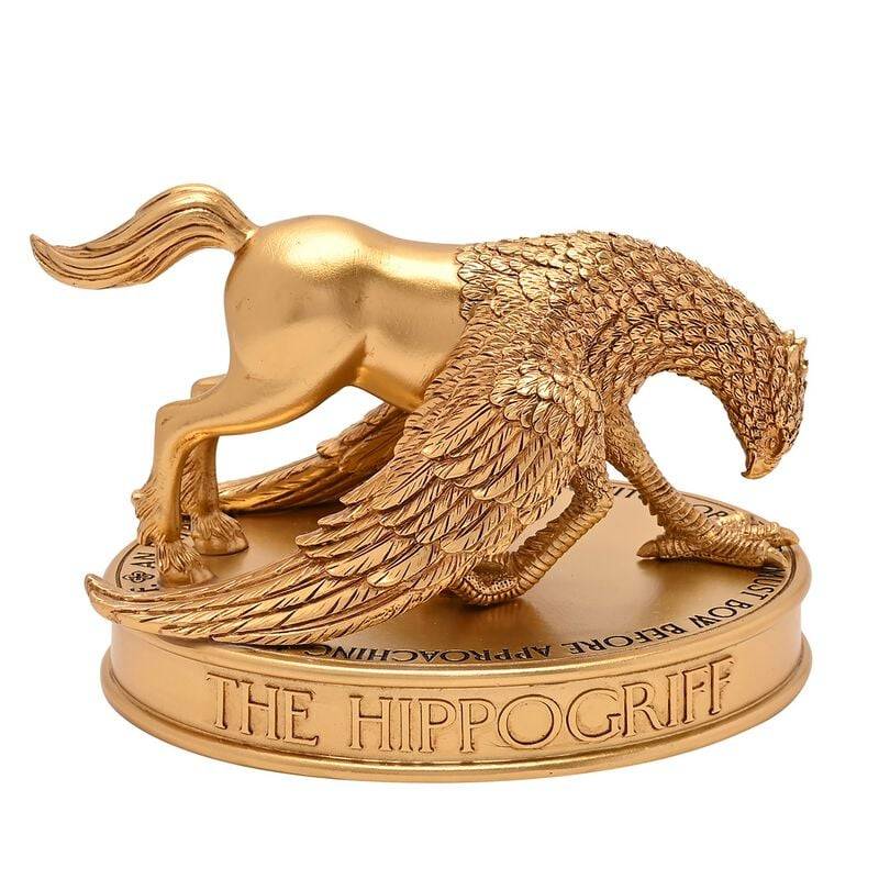 Harry Potter Statue - Buckbeak - goldfarben  - Lizenzierter Fanartikel von Harry Potter