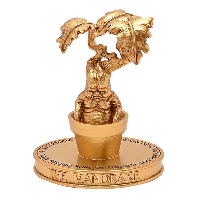 Harry Potter Statue - Mandrake - goldfarben  - Lizenzierter Fanartikel von Harry Potter