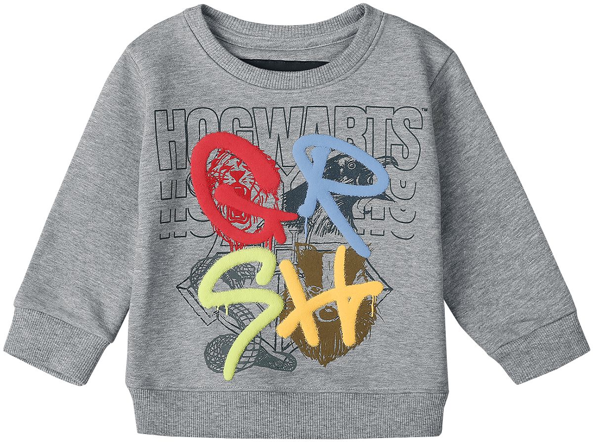 Harry Potter Sweatshirt für Kinder - Häuser - für Mädchen & Jungen - hellgrau  - EMP exklusives Merchandise! von Harry Potter