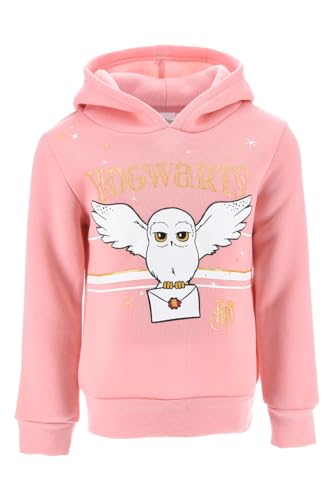 Harry Potter Sweatshirt für Mädchen, Hedwig Design Pullover, Rosa Weiches Textil Sweatshirt, Kapuzenpullover für Mädchen, Geschenk für Mädchen, Größen 4 bis 8 Jahre (4 Jahre) von Harry Potter