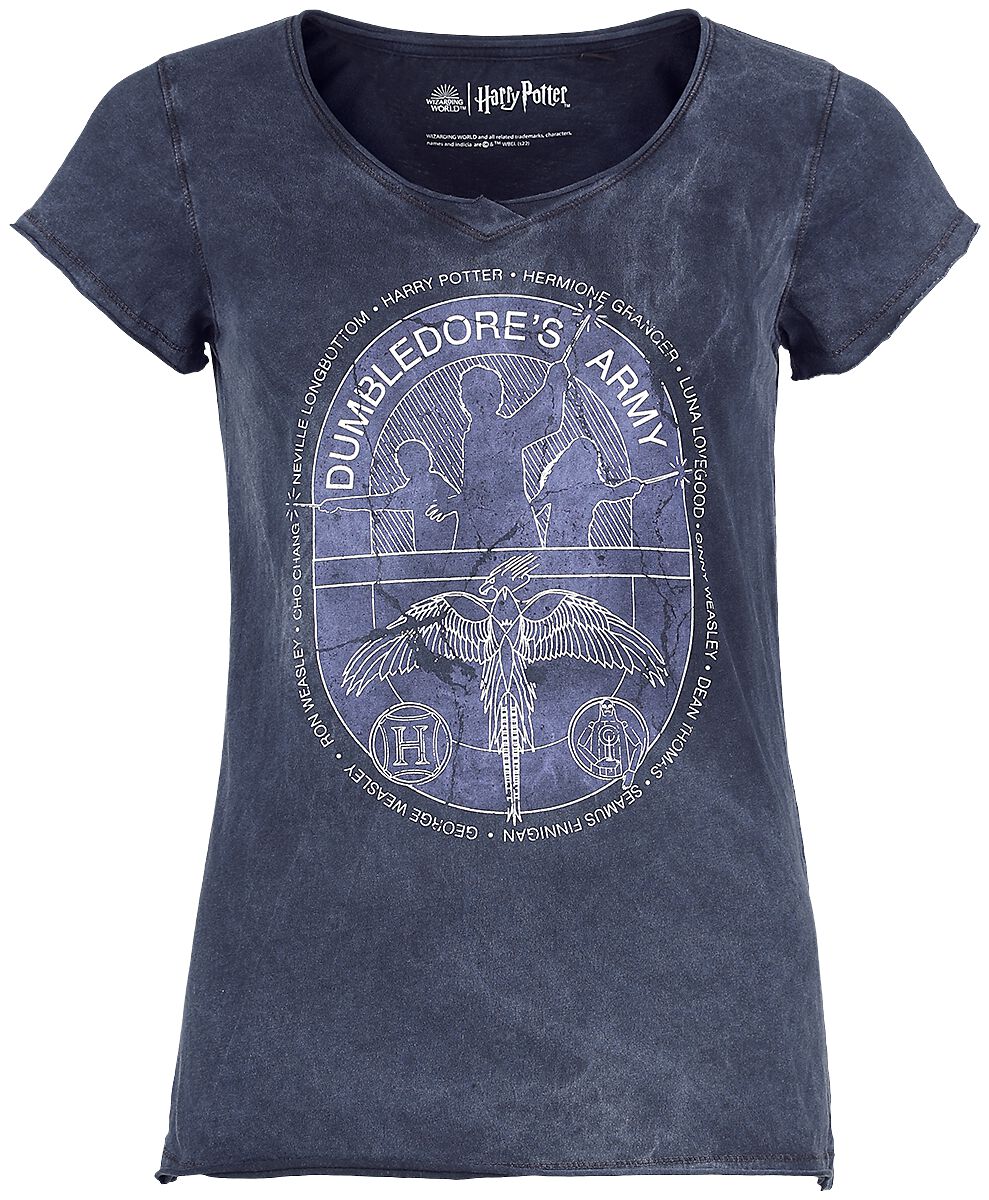 Harry Potter T-Shirt - Dumbledore's Army - S bis L - für Damen - Größe L - blau  - EMP exklusives Merchandise! von Harry Potter