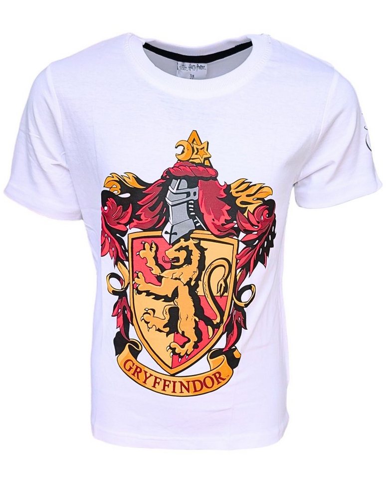 Harry Potter T-Shirt GRYFFINDOR Jungen Kurzarmshirt aus Baumwolle Gr. 134- 164 cm von Harry Potter