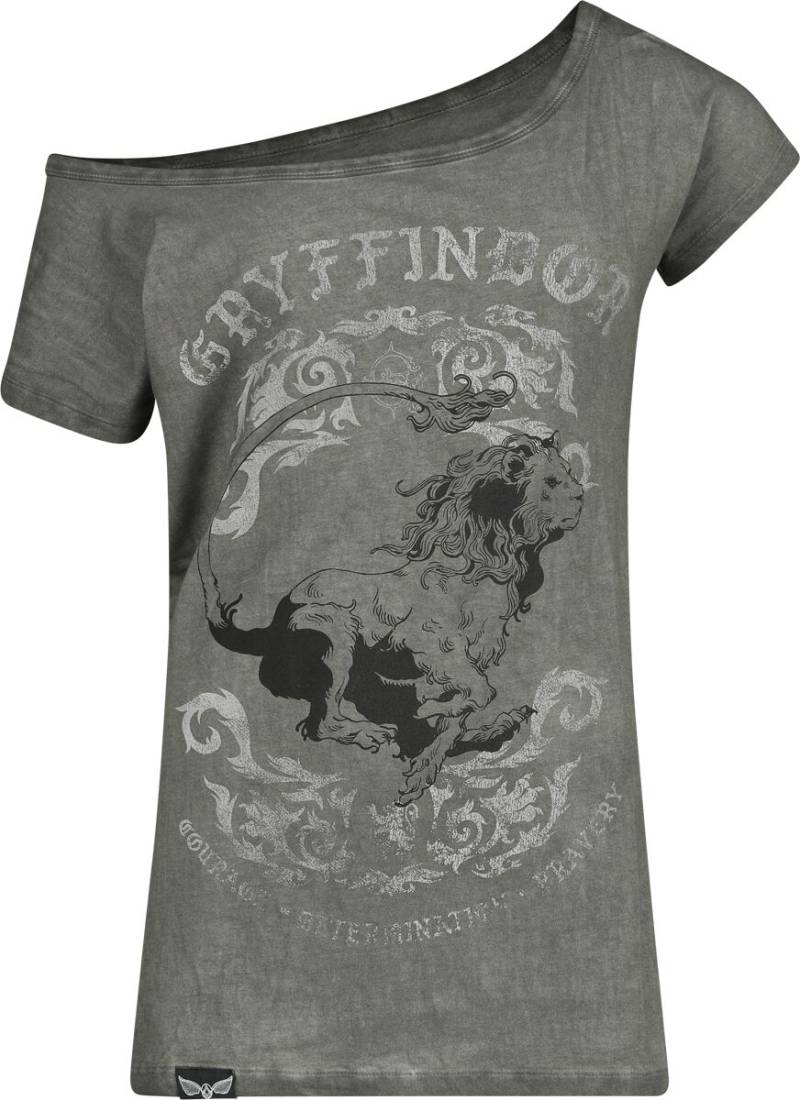 Harry Potter T-Shirt - Gryffindor - S bis XL - für Damen - Größe XL - grau  - EMP exklusives Merchandise! von Harry Potter