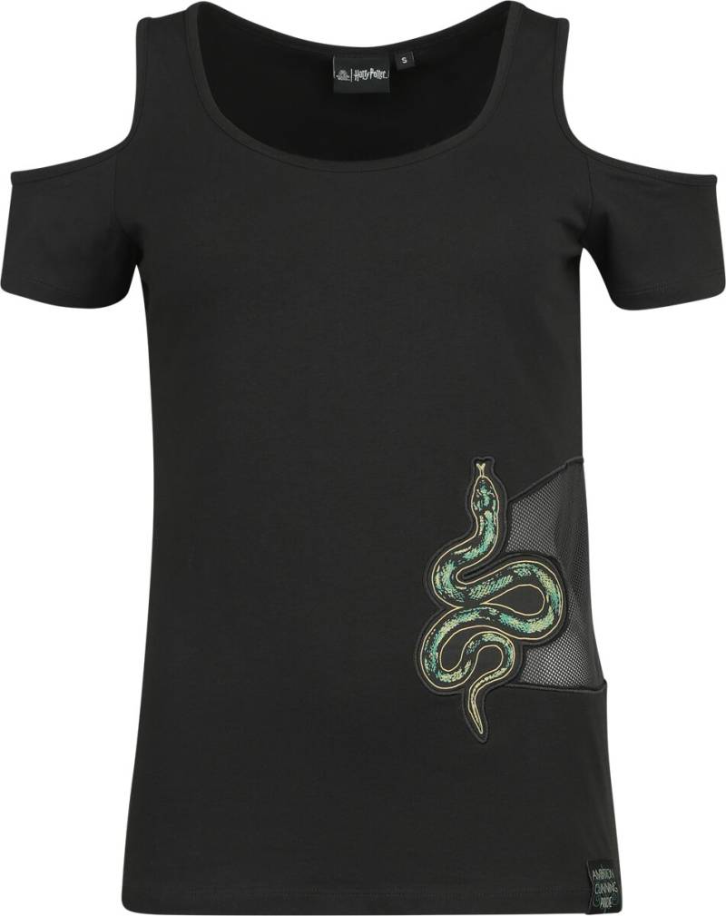 Harry Potter T-Shirt - Slytherin - M bis XXL - für Damen - Größe XL - schwarz  - EMP exklusives Merchandise! von Harry Potter