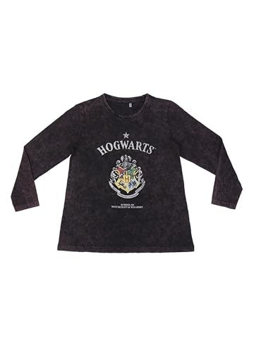 Harry Potter T-Shirt für Jungen, Langarm T-Shirt für Mädchen, Hogwarts Design T-Shirt aus Weicher Baumwolle, Geschenk für Kinder und Jugendliche (10 Jahre) von Harry Potter