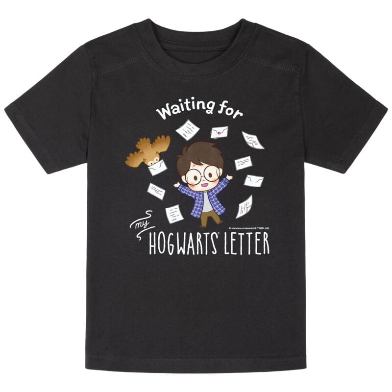 Harry Potter T-Shirt für Kleinkinder - Metal-Kids - Waiting - für Mädchen & Jungen - schwarz  - Lizenzierter Fanartikel von Harry Potter