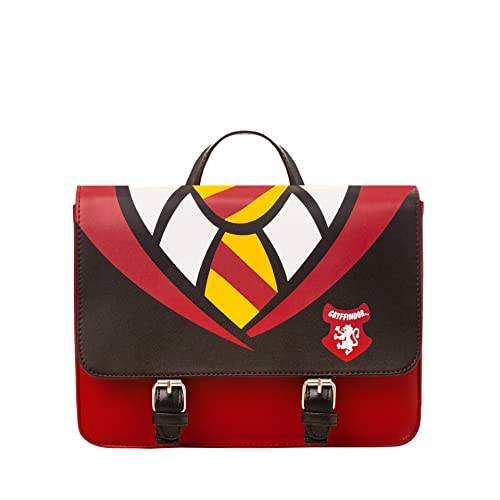 Harry Potter Tasche, Mädchen Schultasche, Hogwarts Tasche, Mädchen Umhängetasche, Kinderrucksack, Gryffindor Einheitlicher Druck, 3-Wege-Design, Geschenk von Harry Potter