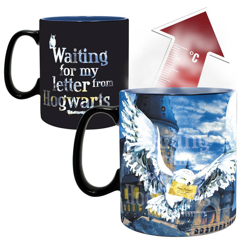 Harry Potter Tasse - Letter - Heat Change Mug - multicolor  - Lizenzierter Fanartikel von Harry Potter