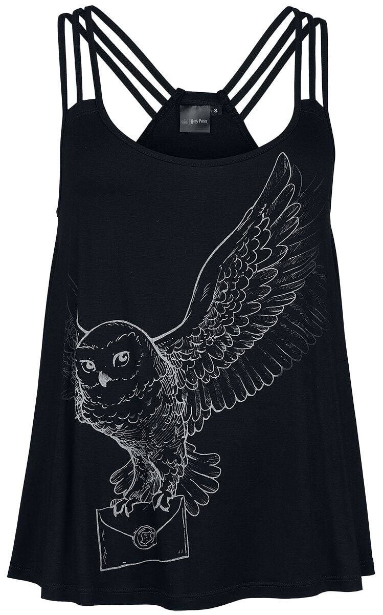 Harry Potter Top - Hedwig - S bis XXL - für Damen - Größe XXL - schwarz  - EMP exklusives Merchandise! von Harry Potter