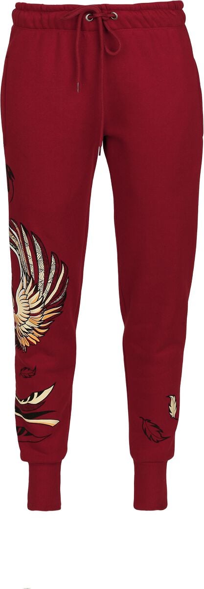 Harry Potter Trainingshose - Phoenix - S bis 3XL - für Damen - Größe L - rot  - EMP exklusives Merchandise! von Harry Potter