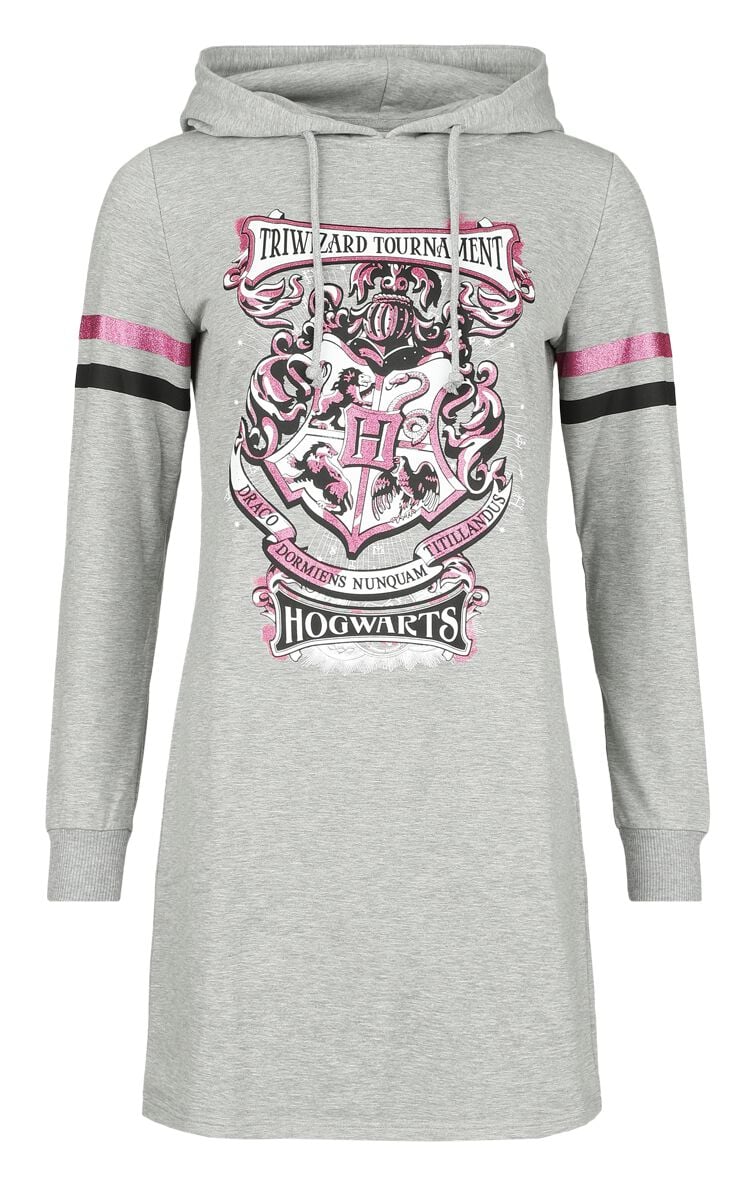 Harry Potter Triwizard Tournament Mittellanges Kleid grau in S von Harry Potter