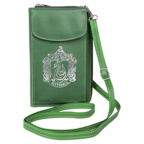 Harry Potter Umhängetasche für Geld und Handy Geldbeutel Handytasche Gryffindor Slytherin Slytherin (SLYTHERIN) von Harry Potter