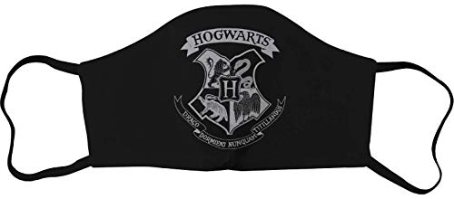 HARRY POTTER Unisex ACHAPOMMS047_A Mund-Nasen-Maske, Schwarz, 1 Stück (1er Pack) von Harry Potter