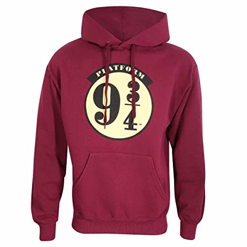 Harry Potter Herren Sudadera Con Capucha Unisex Hooded Sweatshirt, Rosso, L von Harry Potter