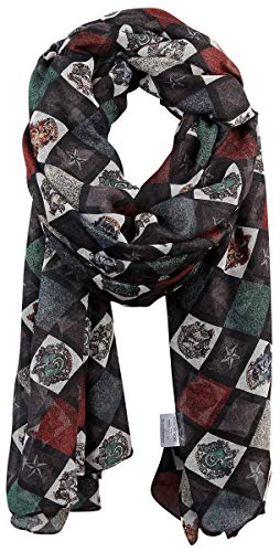 Harry Potter Wappen Frauen Tuch multicolor 100% Polyester Fan-Merch, Filme, Hogwarts von Harry Potter