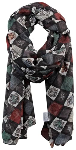 Harry Potter Wappen Frauen Tuch multicolor 100% Polyester Fan-Merch, Filme, Hogwarts von Harry Potter