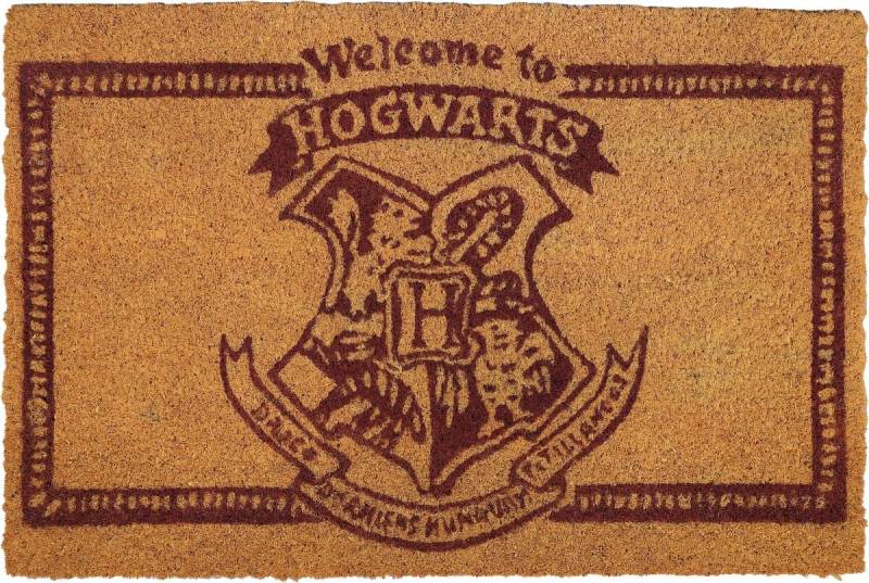 Harry Potter Welcome To Hogwarts Fußmatte multicolor von Harry Potter