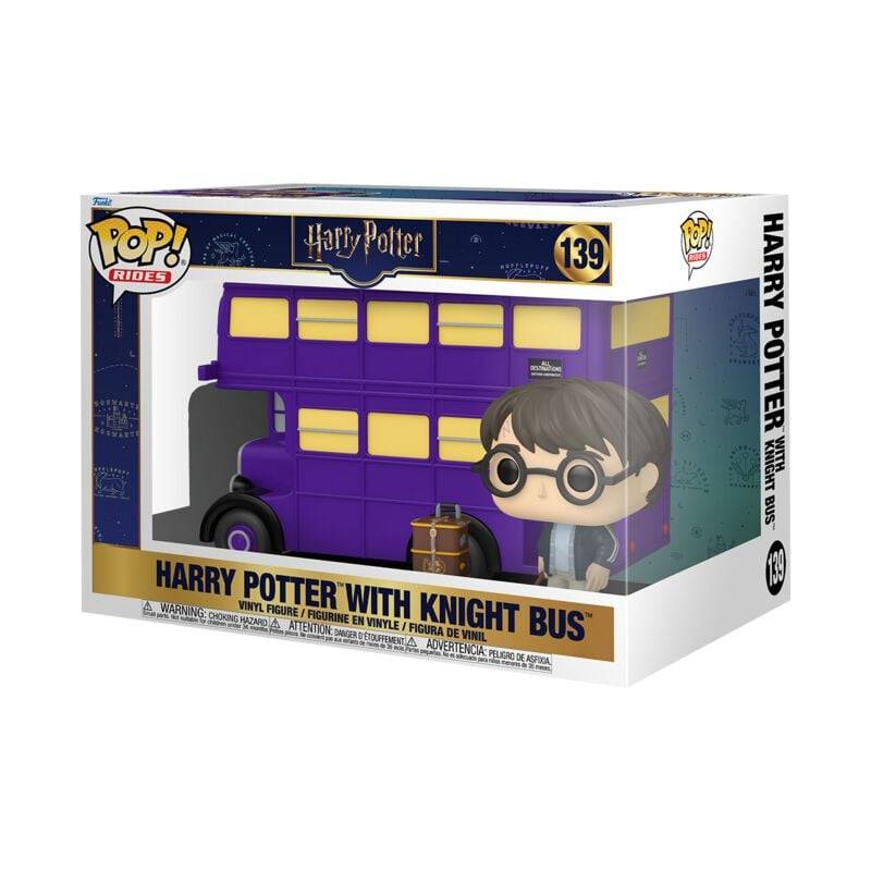Harry Potter With Knight Bus (Pop! Ride Super Deluxe) Vinyl Figur 139 - Funko Pop! Figur - Funko Shop Deutschland - Lizenzierter Fanartikel von Harry Potter