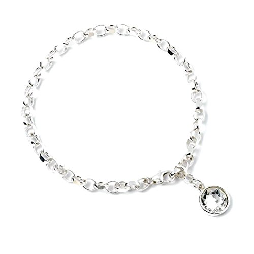 Offiziell lizenziertes Harry Potter Sterling Silber Charm Armband mit Swarovski-Kristall von Harry Potter