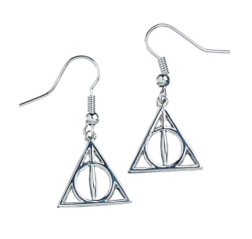 The Carat Shop, offizielle Harry-Potter-Ohrringe, im Stil von "Heiligtümer des Todes", Schmuckstück von Harry Potter