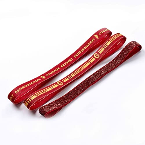 The Carat Shop Harry Potter Gryffindor, elastisches Stirnband-Set von Harry Potter